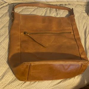 Wilson’s Leather Leather and Suede Hobo Purse